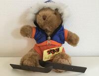 Skiløberbamse fra "The Teddy Bear Collection"