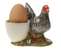 Æggebæger med høne