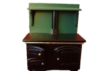 Fint komfur med hylde