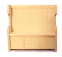 Højrygget køkkenbænk