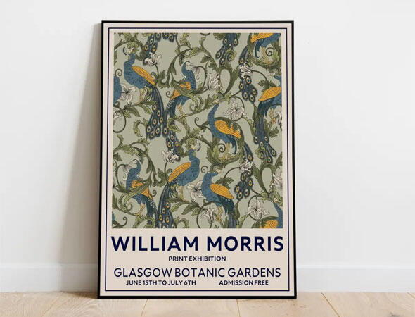 William Morris A4 plakat -