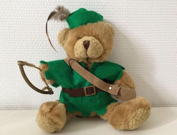 Robin Hood bamse fra "The Teddy Bear Collection"