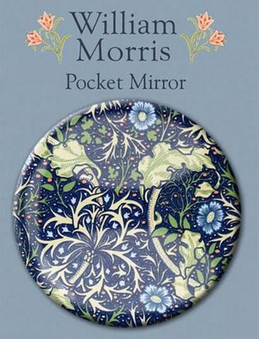 Lommespejl med William Morris mønster