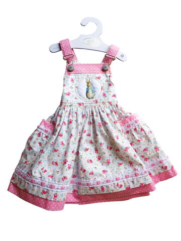 Pinafore kjole størrelse 12-18 måneder