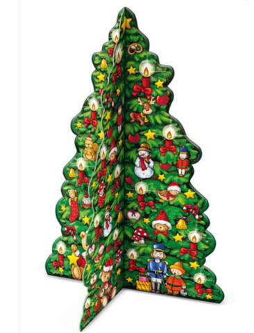 Stort julekalender-juletræ