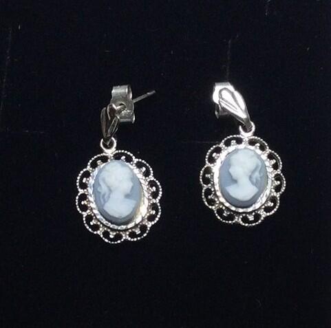 Små kamé øreringe