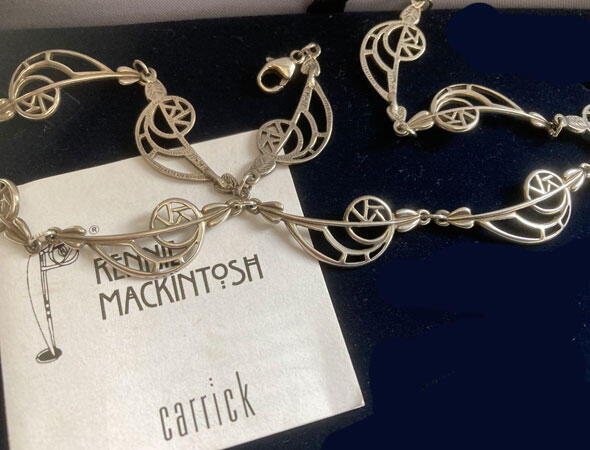 Halskæde i Mackintosh design