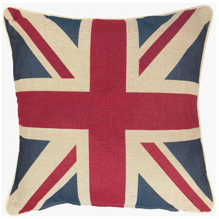 Tapestrypude med engelsk flag