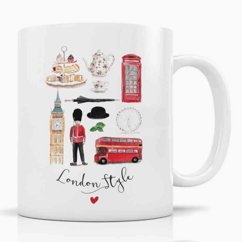 Krus med London-motiver
