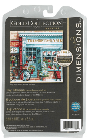 Sødt broderisæt med butik