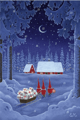 Julekalender-kort