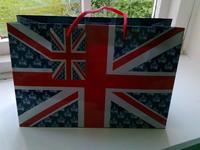 Lille bærepose med Union Jack