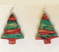 Juletræer som øreringe