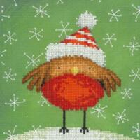 Broderisæt med julerødhals