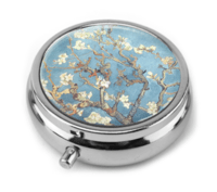 Pilleæske med blomster