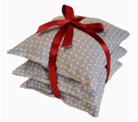 Tre poser med duft af rose